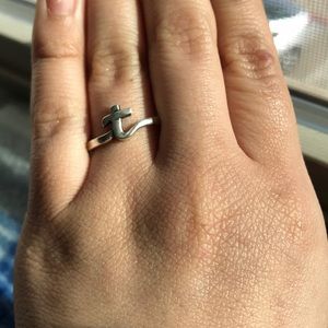 James Avery lowercase “t” ring